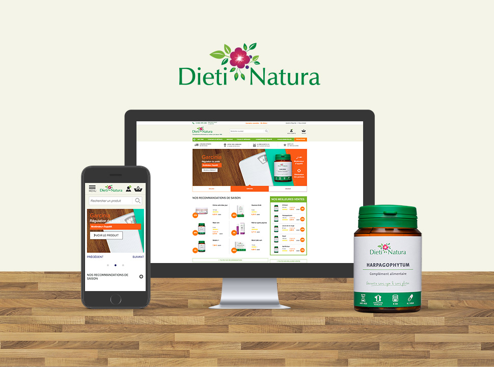 Refonte de la boutique Dieti Natura